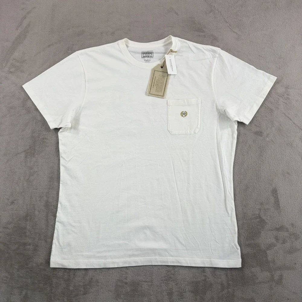 Vintage Banana Republic Travel & Safari Pocket T Shirt Leopard Print Men XL NWT